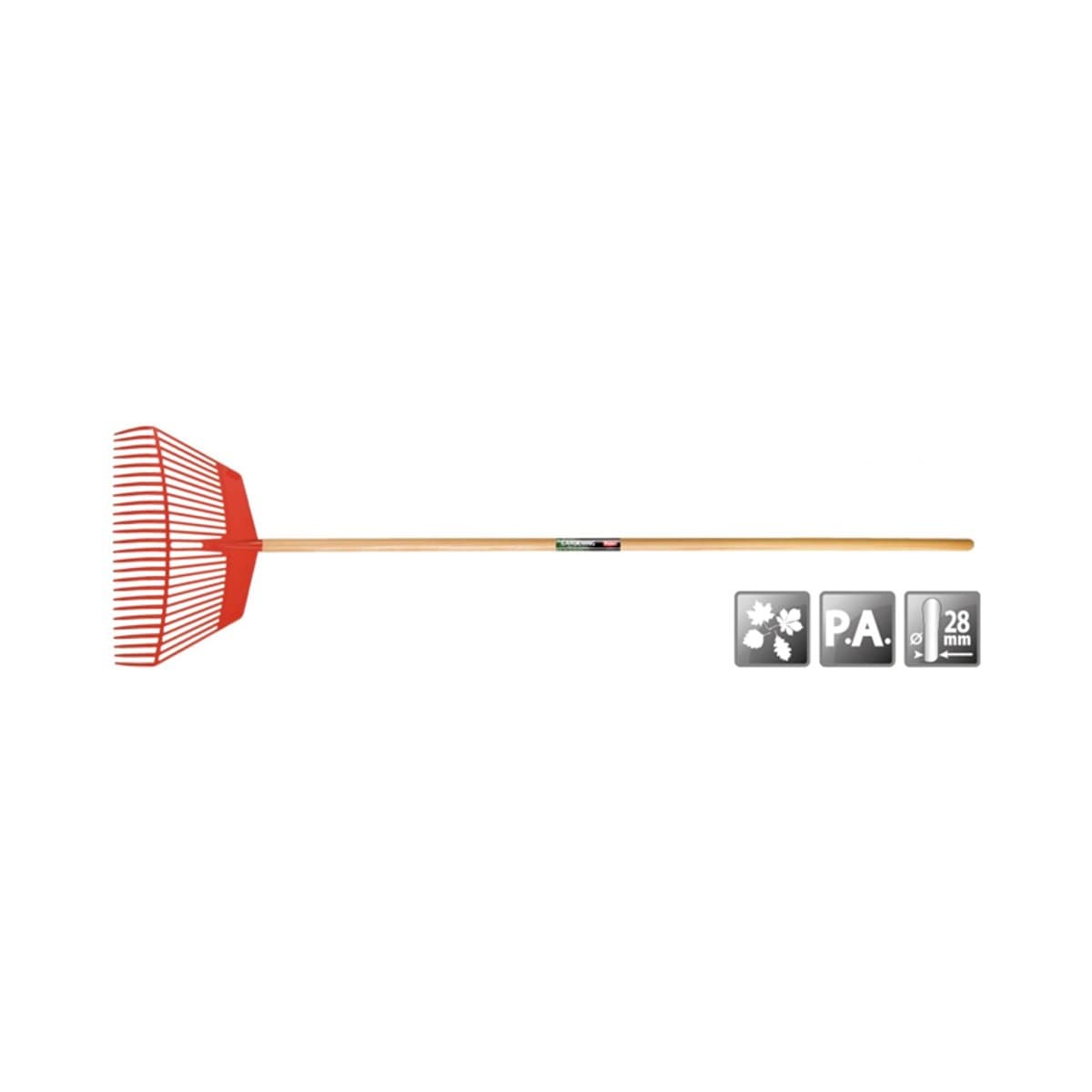 Bladhark 450mm Polyamide. m/st 150cm.